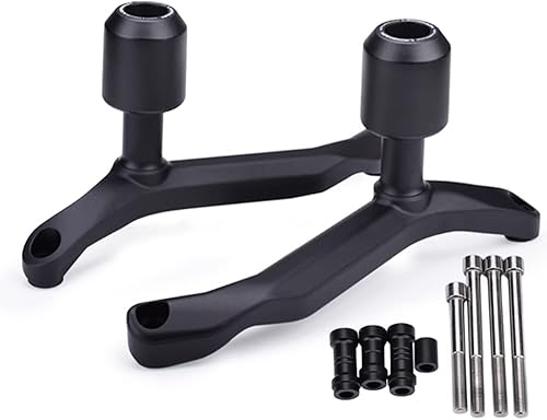 LEDISHUN Motorcycle CNC Frame Slider Crash Pad Falling Protector Protection compatible with Ducati MONSTER 821 2013-2020 821 STEALTH MONSTER 1200 S