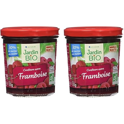 Confiture extra Framboise Jardin BiO étic Cover