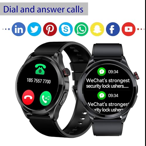 DigiKuber Smart Watch with ECG Monitor, 1.39" Smartwatch Make & Receive Calls - Image 3