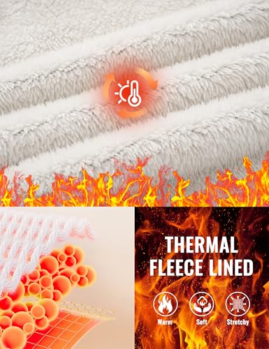 MAGCOMSEN Men's Sherpa Hoodie Heavyweight Fleece Lined Thick Winter Thermal Athletic Sweatshirt with Kangaroo Pocket3