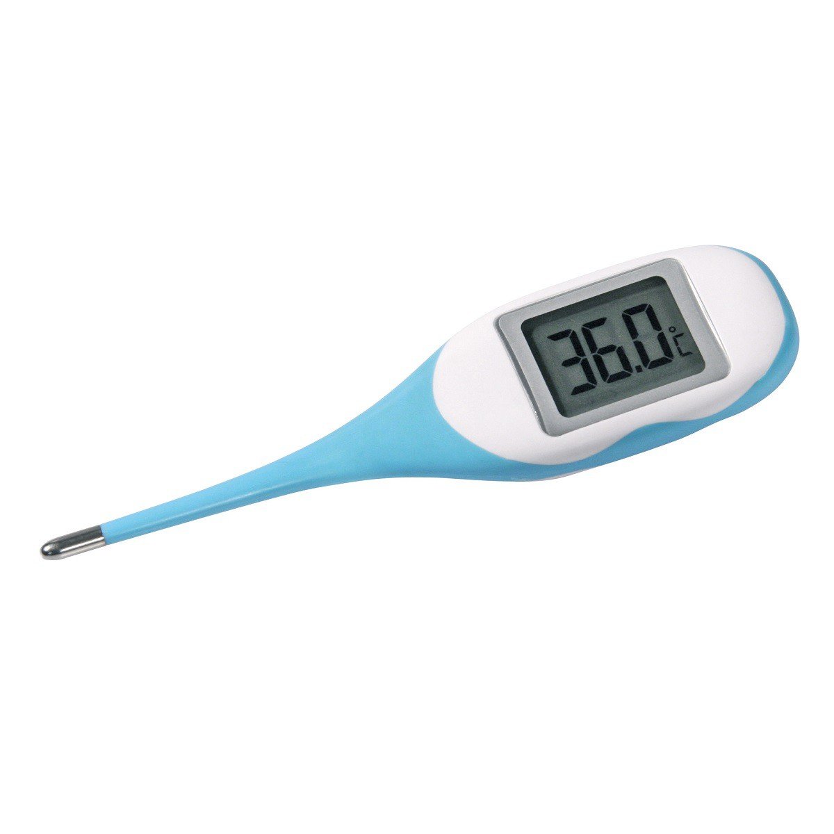 Kerbl Digital thermometer BigScreen, waterproof, blue-white