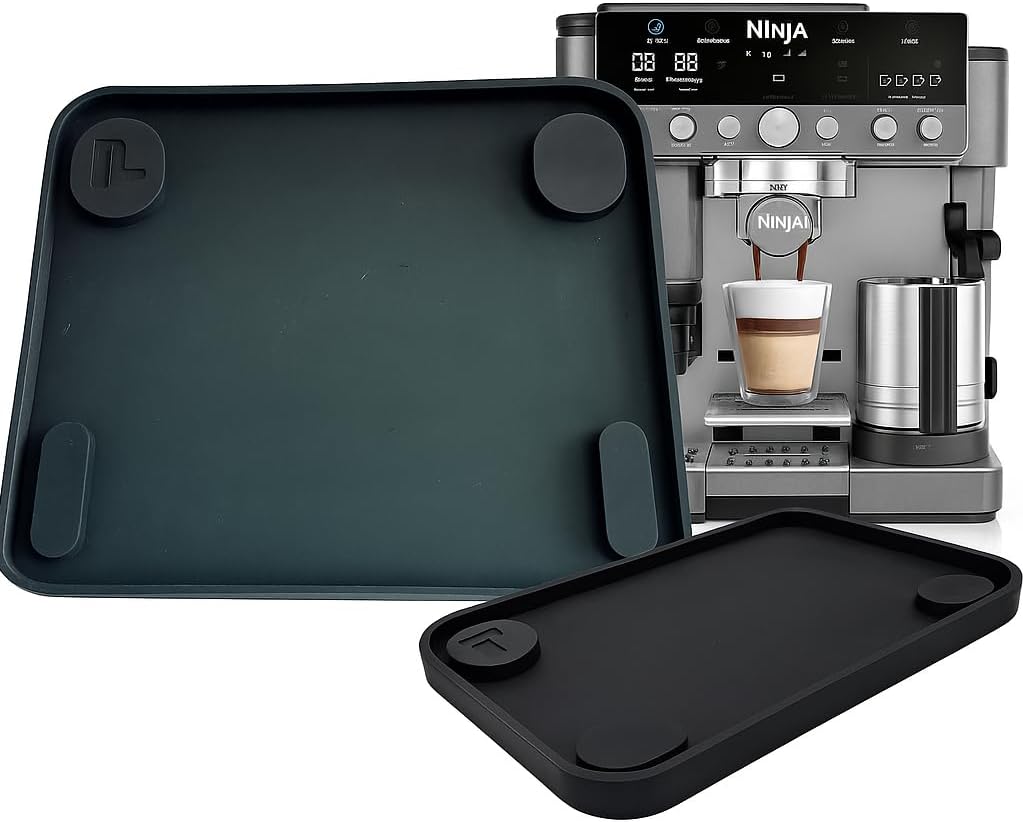TUFF LUV The One Perfect Silicone Mat Accessory Compatible with Ninja Luxe Espresso [Essential [ES501]/ Premier [ES601] / Pro [ES701]] Coffee Machine – Prevents Water Stains & Leaks