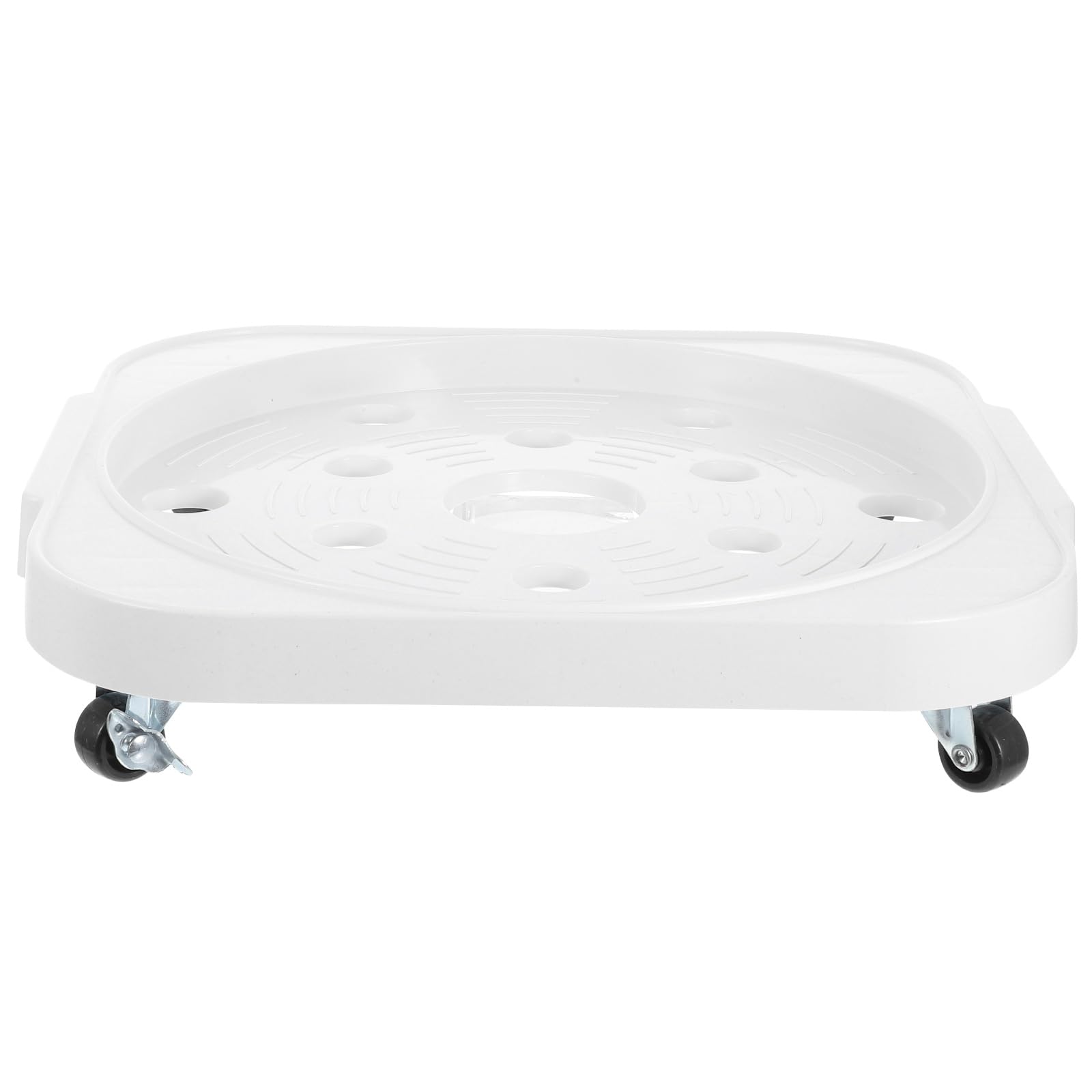 Support pour bouteille de gaz robuste avec base stable en acier et roues freinées pour rangement