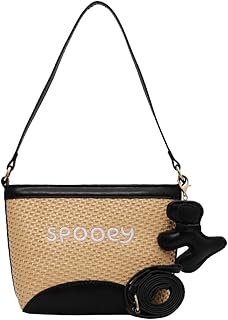 Borse a tracolla da donna Borsa a tracolla estiva Borsa a tracolla da donna a forma di secchio con lettere ricamate di stilista