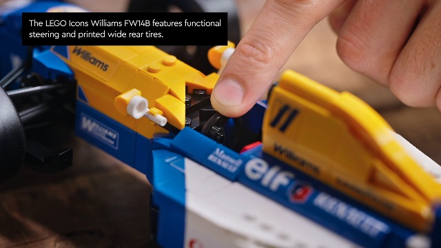 Amazon.com: LEGO Icons Williams Racing FW14B & Nigel Mansell F1