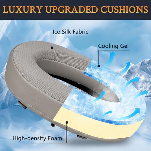 SOULWIT Cooling Gel Replacement Earpads Cushions for Sony WH-1000XM2 (WH1000XM2) & MDR-1000X (MDR1000X) Headphones - Image 3