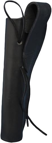 Miniatura 7 de New Barsony - Funda de piel negra para revólveres de 6 pulgadas