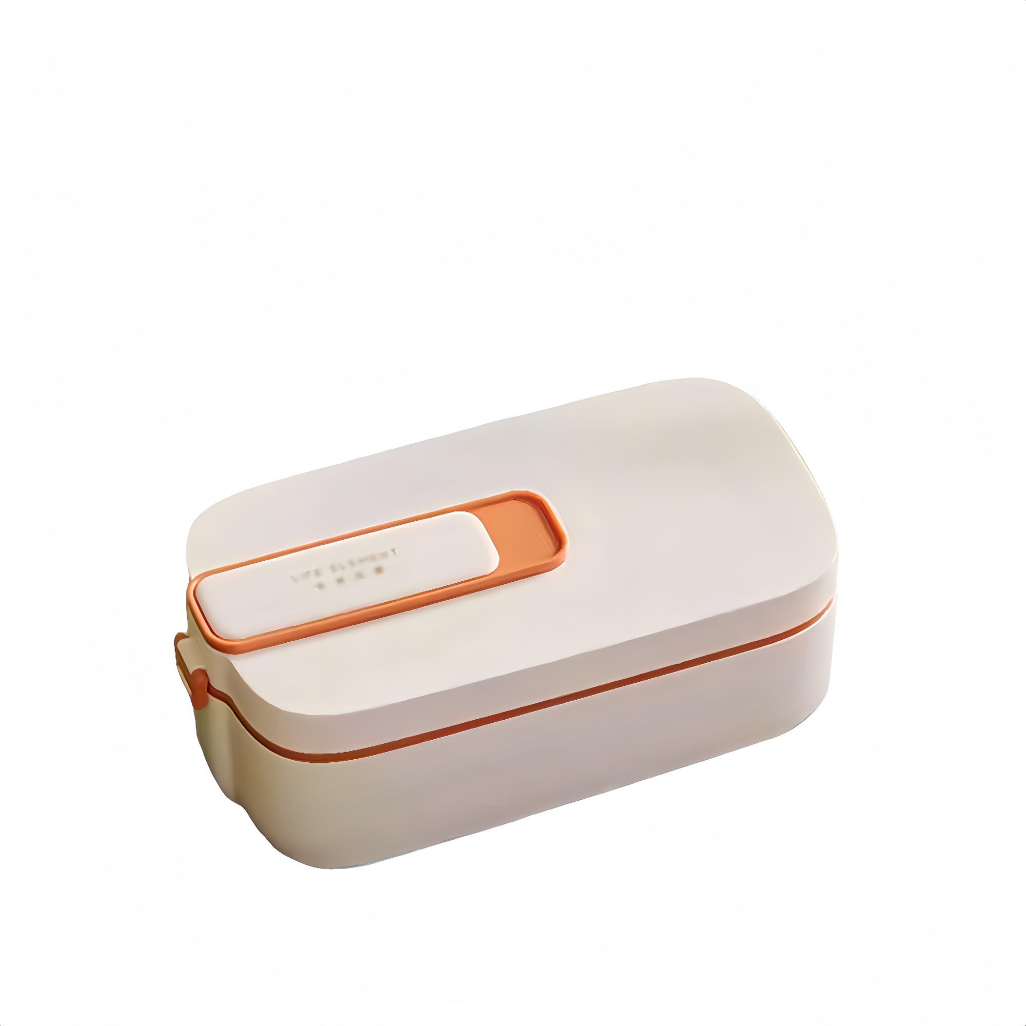 Fiambrera eléctrica,fiambrera isotérmica,calentamiento en el coche,calentamiento inalámbrico,ideal para estudiantes y trabajadores de oficina para calentar comidas(White)