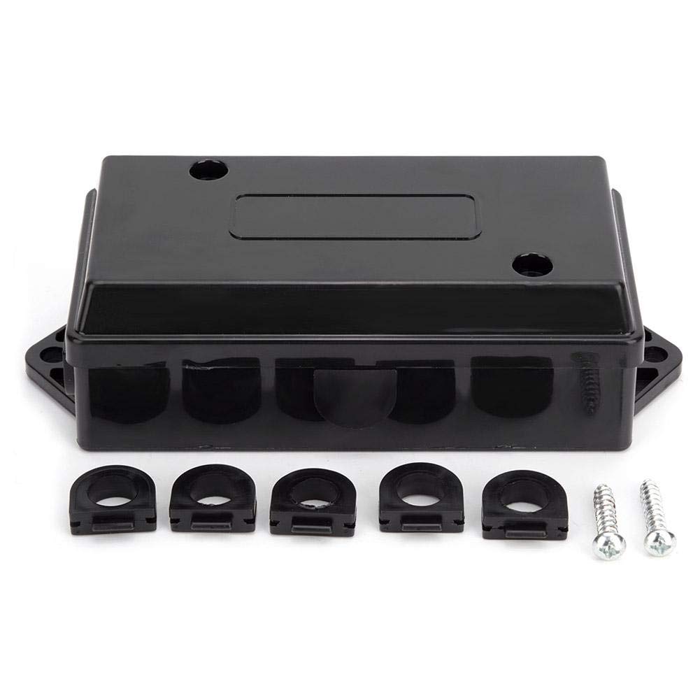 US 7 Way Electrical Trailer Junction Box - 7 Gang Trailer Wire Connection Box Weatherproof Wire Cord Junction Box+trailer light joiner extension box