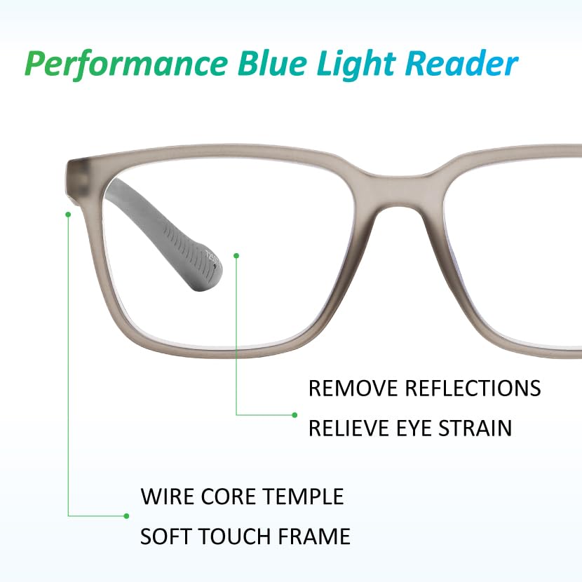 Image of SAV Men's Sportex E4220 Blue Light Reading Glasses