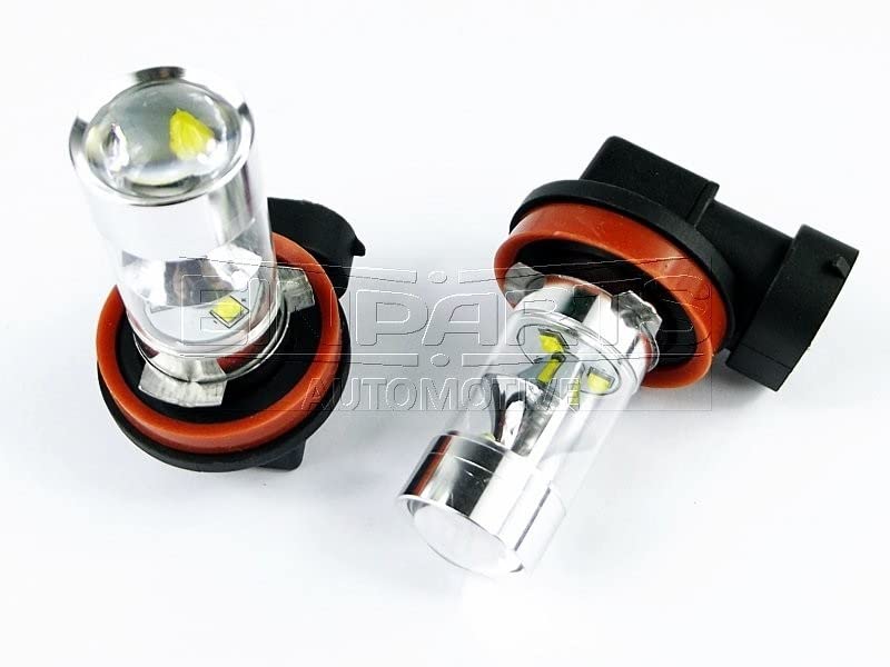 EinParts H11 LED Lampadine 6000K (Bianco) 12V per Auto 9 x CREE XB-D LED, PGJ19-1/2