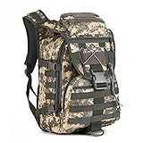  Protector Plus Tactical MOLLE - Mochila de asalto (40 L, impermeable, 40 L), Camuflaje Acu, Large