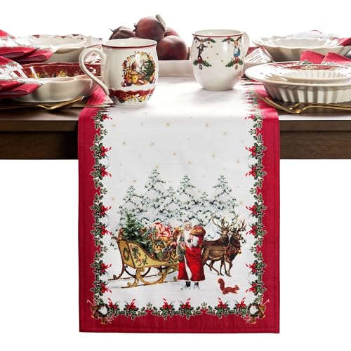 Villeroy & Boch Toy's Fantasy Engineered Table Runner, Multicolor - 13" W x 70" L