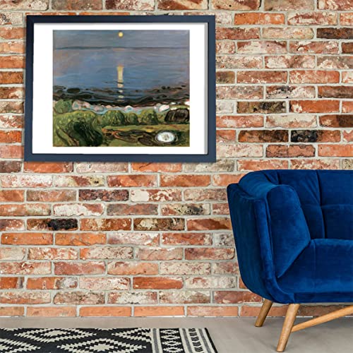 Affiche Edvard Munch Summer Night poster mer expressionniste sans cadre