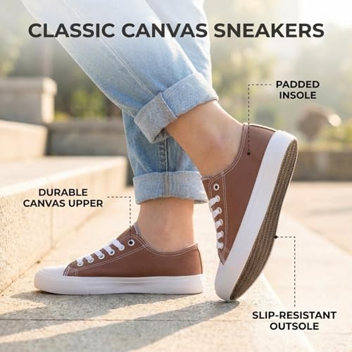 Image of Canvas Shoes for Women, Women's Fashion Sneakers