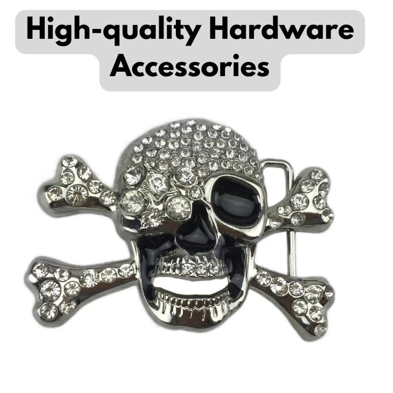 Western Skull Rhinestones Belt for Cowgirl Women Studded Belts women's belts2