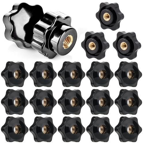 Tesstsy M6 Sterngriffmutter 20 Stück