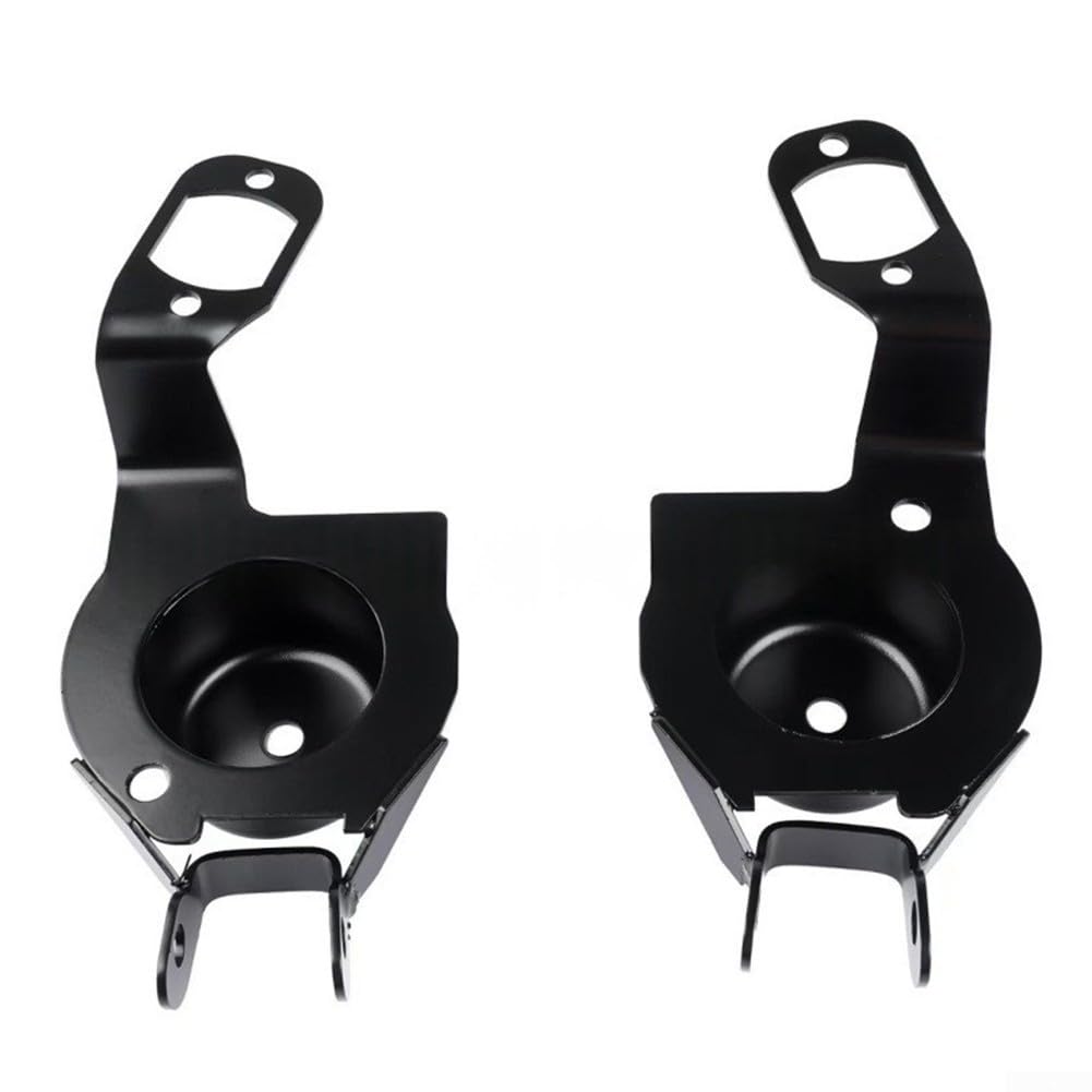 Par de soportes de muelle helicoidal delantero para Jeep Grand (1999-2004) - Metal, negro, OEM 926-078/926-079/5012445AA/5012445AB