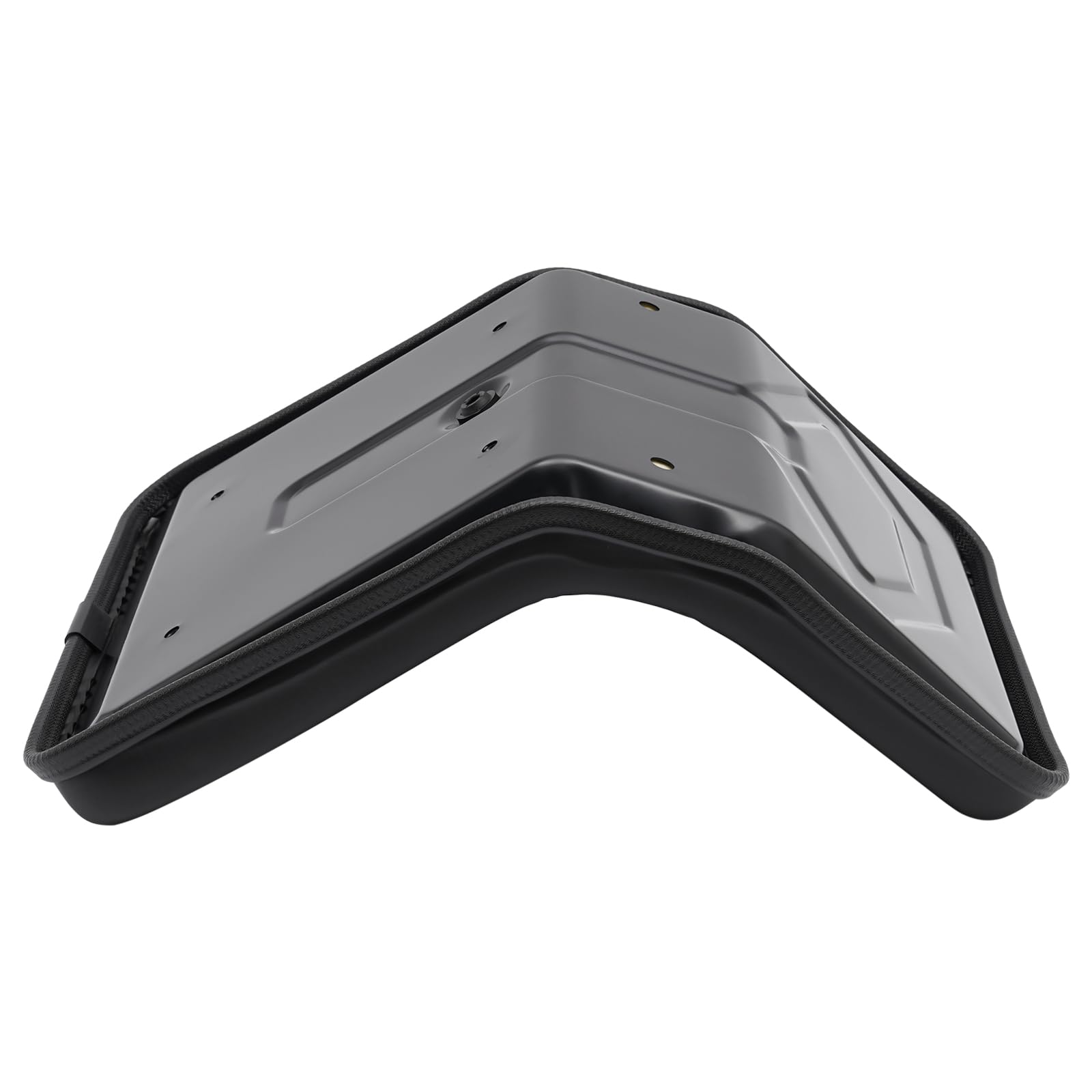 Asiento de tractor universal asiento de carretilla elevadora PVC negro, asiento de cortacésped ajustable asiento plegable incluyendo cinturón de seguridad rieles deslizantes para cortacésped de