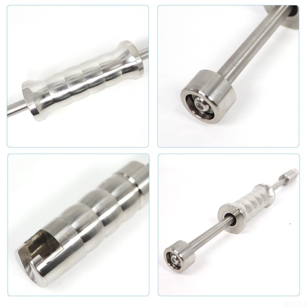 Martello scorrevole per riparazione ammaccature della carrozzeria, strumento convesso per rimozione automatica di urti in lamiera, kit professionale in acciaio inox per fai da te e