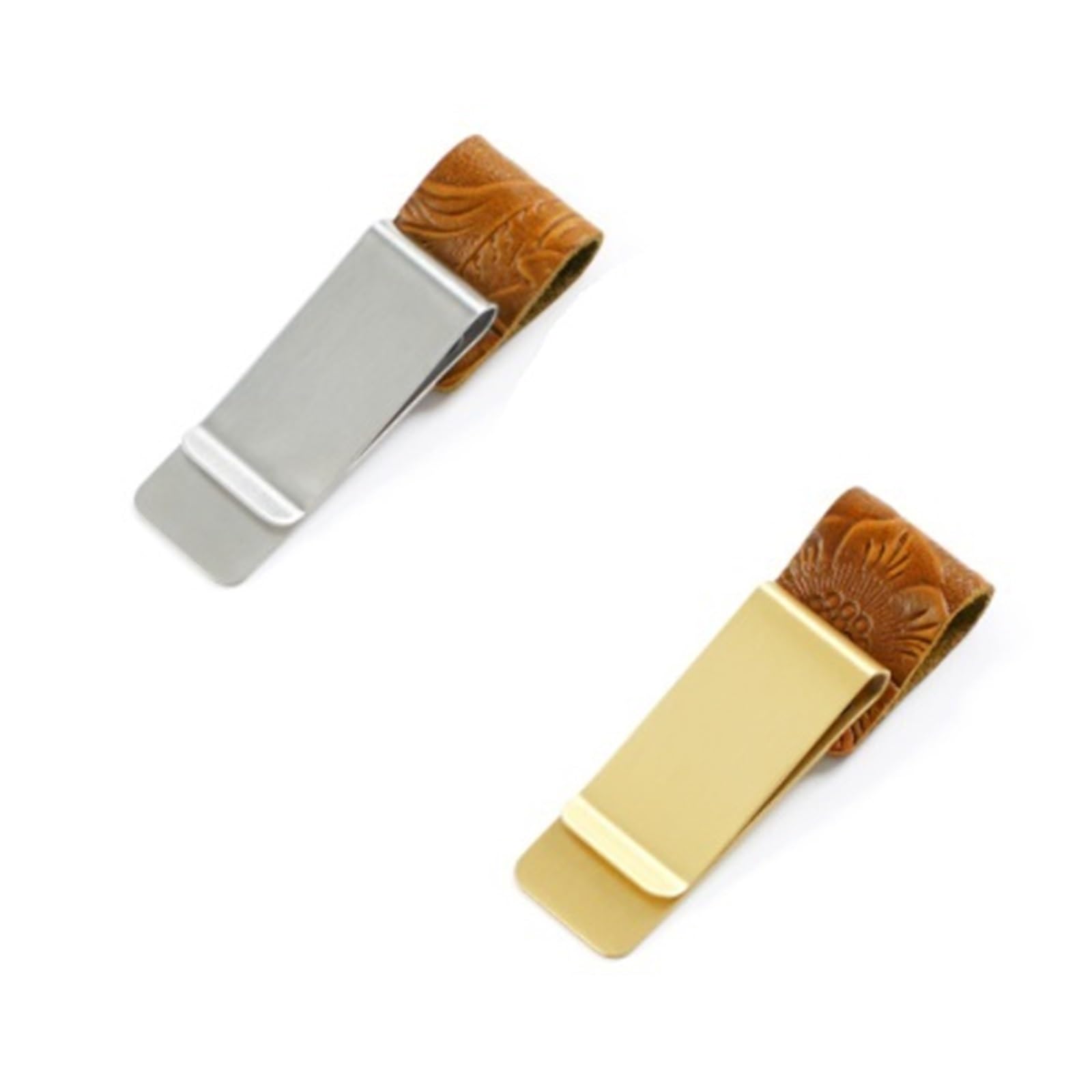 Mlyvax Leather Pen Holder Clip for Traveler Notebook Journals, Brass Bookmark Clips Book Pages Divider for School Stationery(16pcs,Brass)
