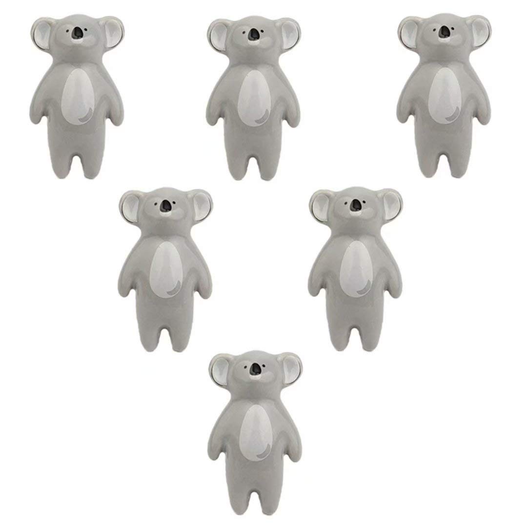 Pomos de Cerámica Creativos para Armarios Y Cajones Modernos para Muebles de Armario Koala