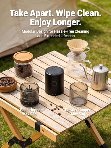LAMIDO Portable Electric Burr Grinder