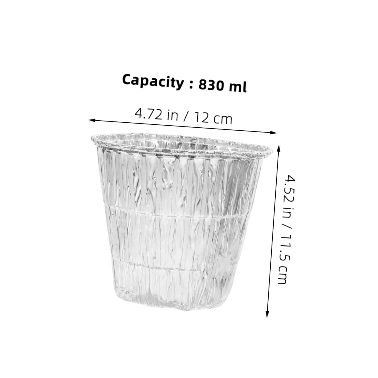 ifundom 5pcs Disposable Aluminum Foil Pans Grilling Grease Buckets and Grill Drip Pans Essential Camp Accessories