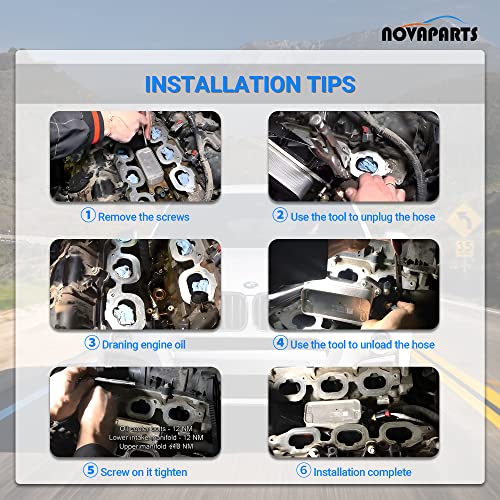 Novaparts 11428596283 Aluminum Engine Oil Filter Housing W/Gasket For Bmw F20 F22 F23 F30 F31 F32 F33 F34 F36 G01 G02 G30 G32 G12 #TOP4