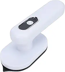 Zopsc Ferro de Passar Roupas Sem Fio, Removedor de Rugas Portátil Com Aquecimento Rápido, Três Configurações de Temperatura, Bateria de Longa Duração, Design Dobrável