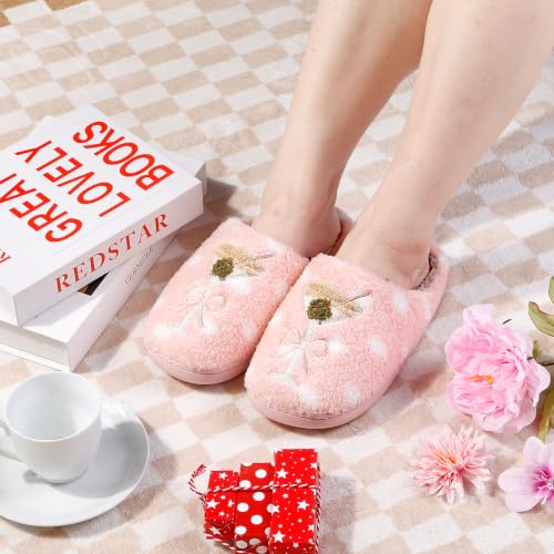 Image of Espresso Martini Slippers for Women Men,Fuzzy Warm Martini Glasses Slippers,Funny Soft Creative Design House Shoes