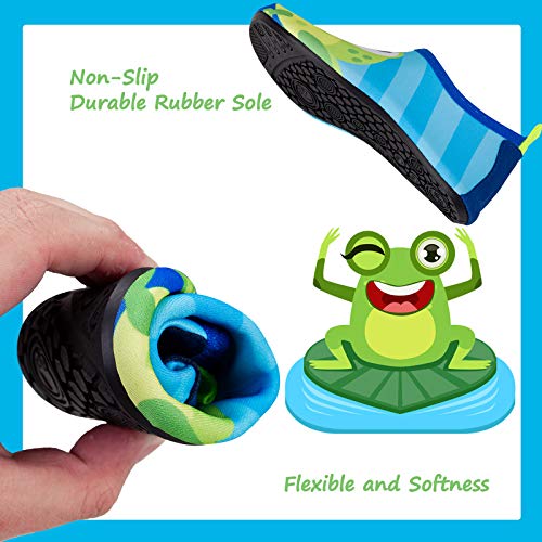IceUnicorn Toddler Water Shoes Kids Quick Dry Water Swim Socks Boys Girls Non Slip Aqua Socks for Beach Swim Pool4