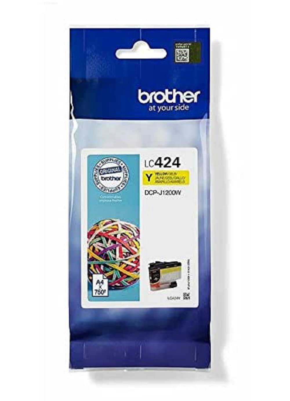 Original Brother LC424Y Yellow Ink Cartridge (LC424Y)