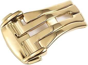 20mm Folding Clasp For Breitling Watch Bands – Silver, Black, Or Rose Gold Finish