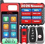 Autel MaxiIM KM100(X) Key Fob Programmer, Lifetime Renewal, 2026 Newest Lite of IM508 IM608 Programming Tool, 60s Key Generation, OBD IMMO Learning, Chip Read Write Clone, Built-in APB112
