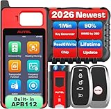 Autel Diagnosegerät MaxiIM KM100 (X) Schlüssel Programmieren Gerät, 2026, Dasselbe wie Schlüssel Programmierer KM100 KM100E, OBD Lernen, APB112 Integriert, Car Scan Tool Lite von IM508S IM608 PRO 2