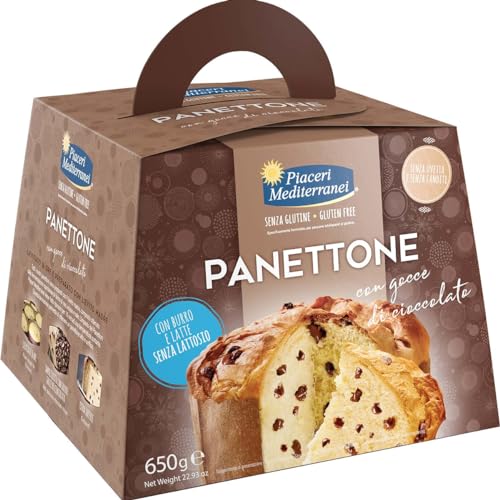 Eurospital Piaceri Mediterranei Panettone Gocce Di Cioccolato 650 G