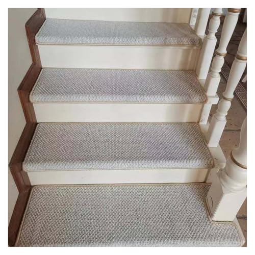 Alfombras para escaleras de lana premium con adherencia interior 2