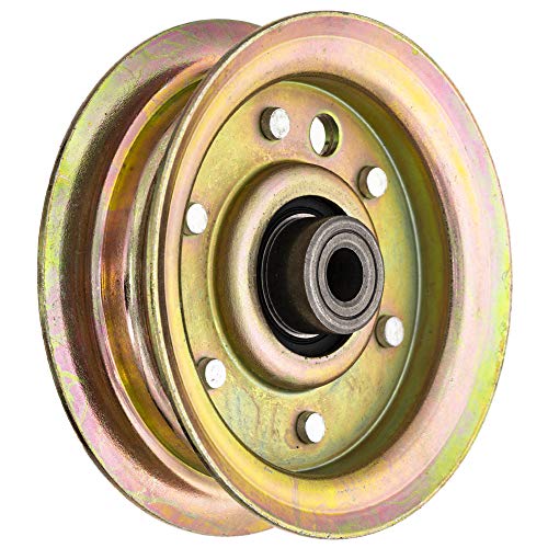8Ten Flat Idler Pulley For John Deere Ct Cth Gt Gth Husqvarna Am103480 131494 532131494 532173438 #TOP2