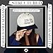 Two Tone Vintage Snapback Hat - Hit The Dang Ball - Navy/Beige