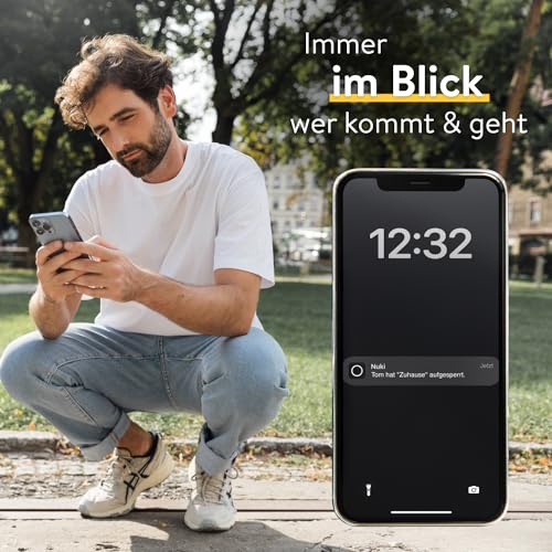 Nuki Bridge mit WLAN, 24/7 Kontrolle für Opener, Tür jederzeit von überall aus der Ferne entsperren, mit Nuki Web verbinden und Integrationen wie Amazon Alexa, Airbnb, Google Home, Smart Things nutzen