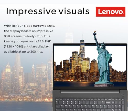Image of Lenovo V15 Business Laptop Computer, 15.6 inch FHD Display, Intel Processor, 40GB RAM, 4TB SSD, Long Battery Life, Privacy Shutter, Dolby Audio, Quiet Keyboard, Windows 11 Pro