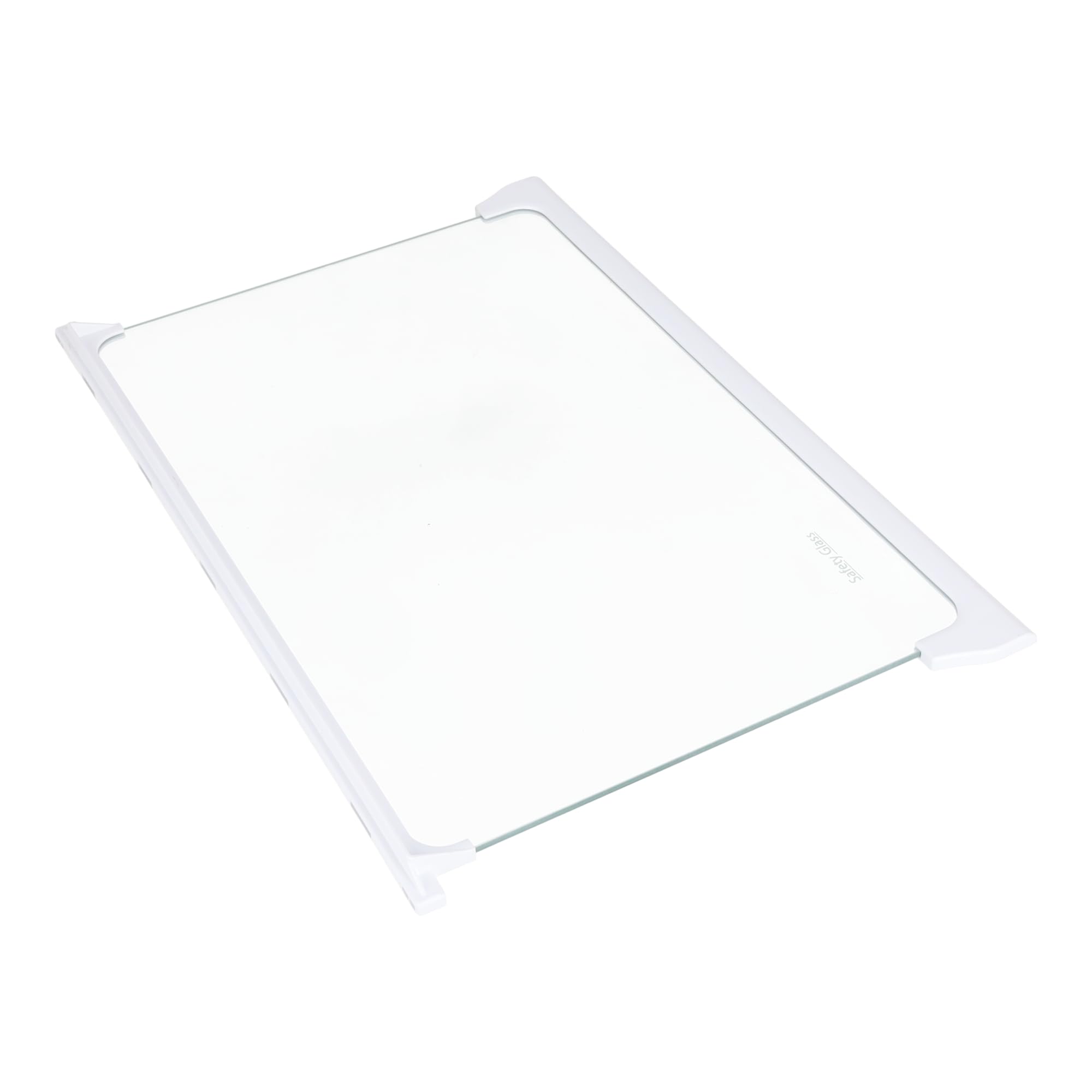 sparefixd Ripiano in vetro e bordi bianchi 451 x 302 mm per adattarsi a frigoriferi e freez Beko