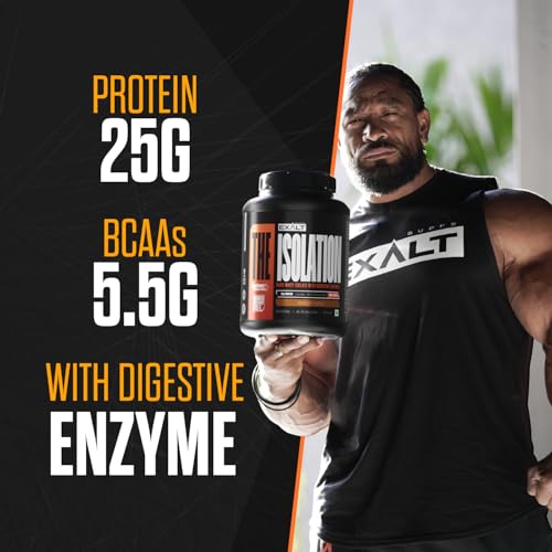 Image of The Isolation Pure Whey Isolate With Digestive Enzymes | 25g Protein | 5.6g BCAAs | 150mg Digestive Enzyme | Zero Added Sugar | Whey Isolate (2.27 Kg, Ice Cream)