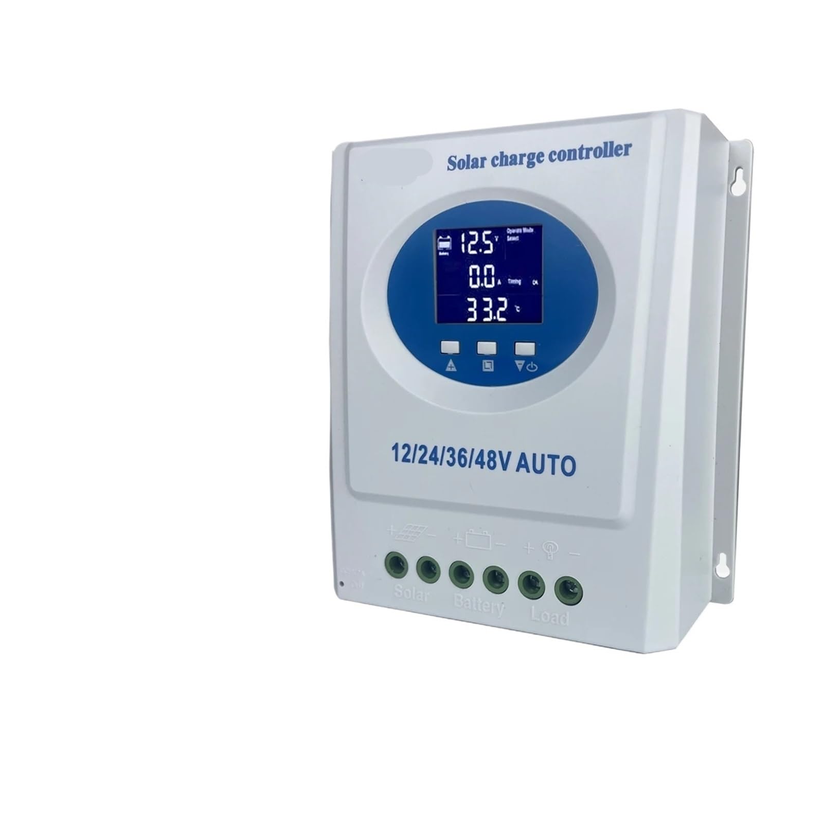 Regolatore di Carica Solare MPPT 150A 100A 60A -12V/24V/36V/48V | 7 modalità automatiche con display LCD doppio USB(100A)