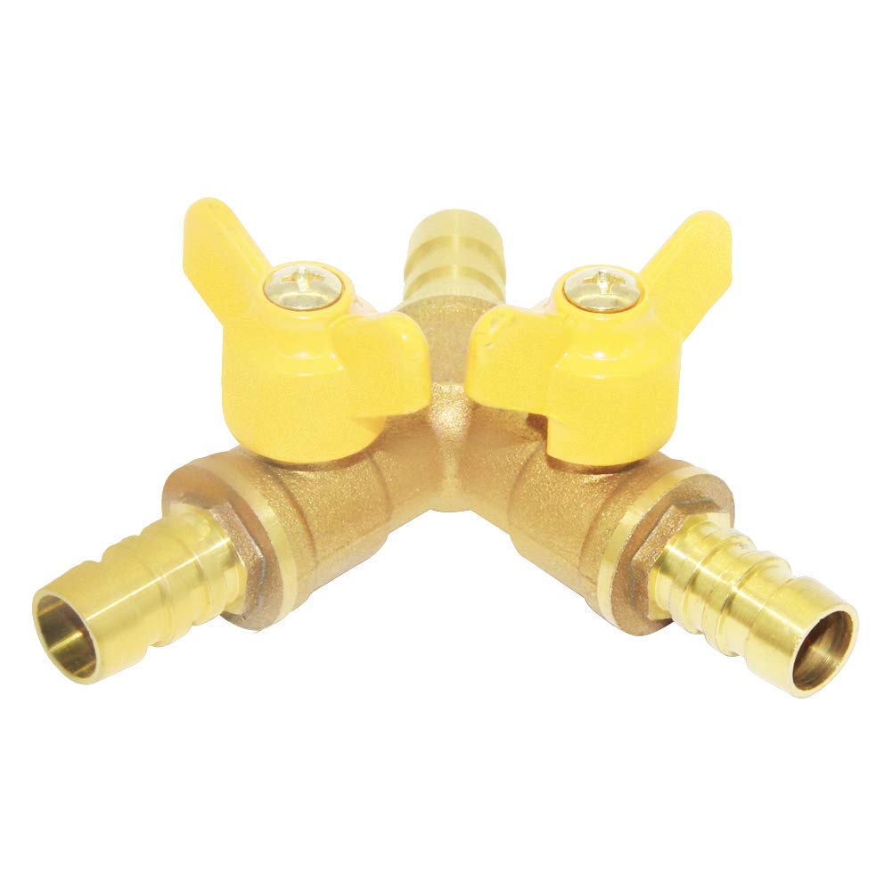 Valvola Di Intercettazione A T 3/8 MF Tubo 3/8 - Foto 5