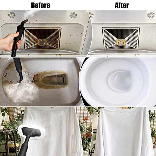 Image of COSTWAY Handheld MultiPurpose Steam Cleaner with 17 Pieces, 350ml Capacity