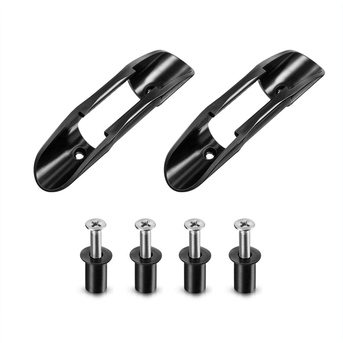 Kayak Paddle Holder Clips Universal Kayak Paddle Clip Fishing Net Clip with Hardware Kayak Accessories