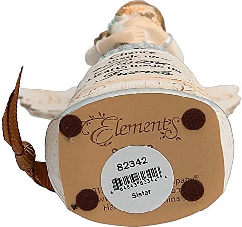 Pavilion Gift Company 82342 Elements Sister Angel Figurine, 4-1/2-Inch, Silver - Image 4