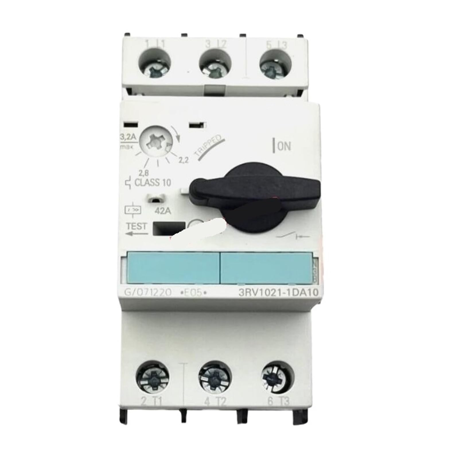 Disjoncteur 3RV1021-1AA10 magnétothermique tripolaire pour protection moteur électrique